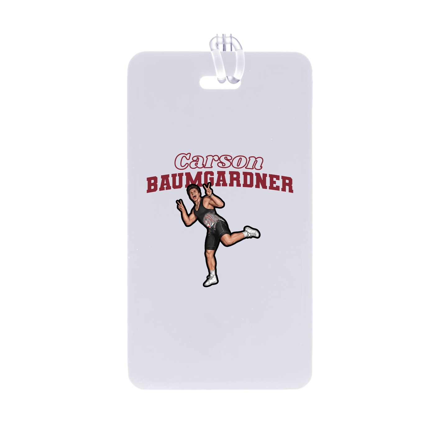 Bag Tag — Name Arch in Classic