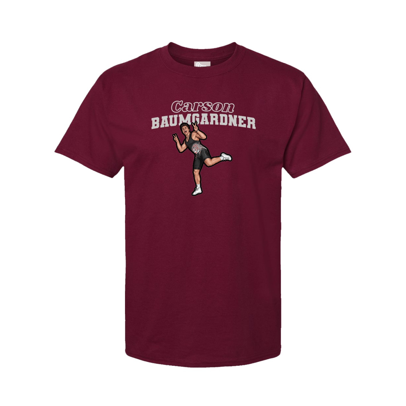 Tee — Name Arch in Cardinal