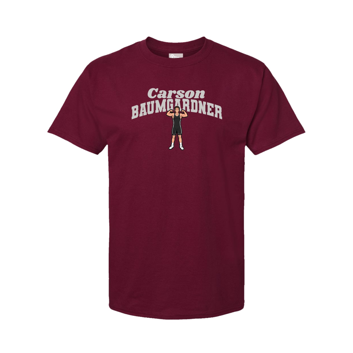 Youth Tee — Signature Arch in Cardinal