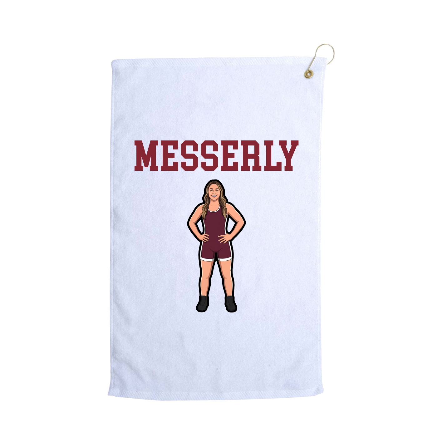 Golf Towel — Shirsey in White
