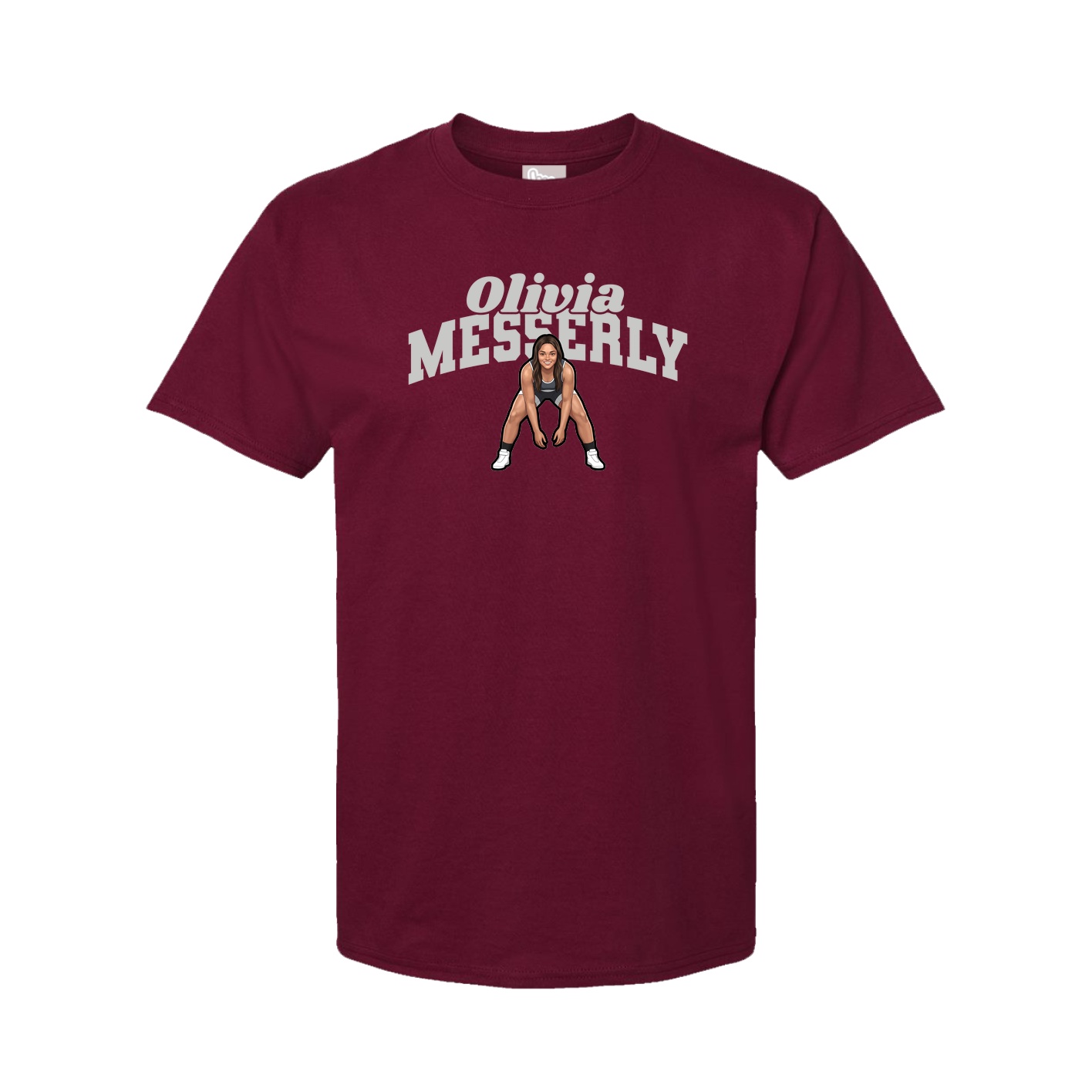 Youth Tee — Signature Arch in Cardinal