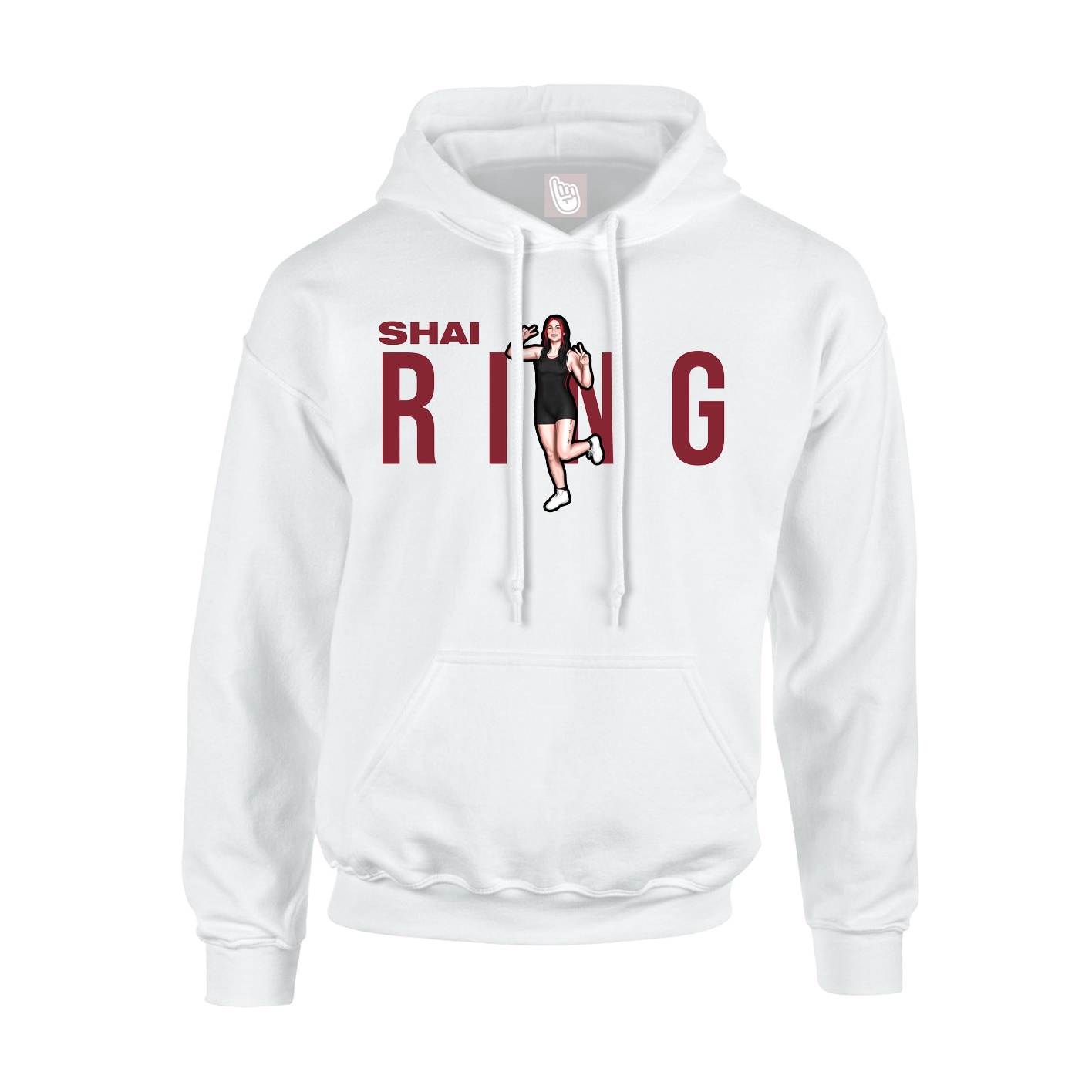 Hoodie — Player Name in White