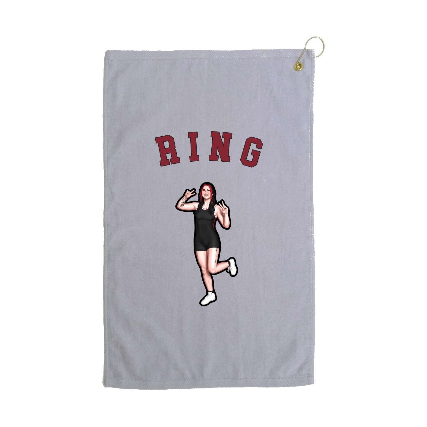 Golf Towel — Shirsey Arch in Grey