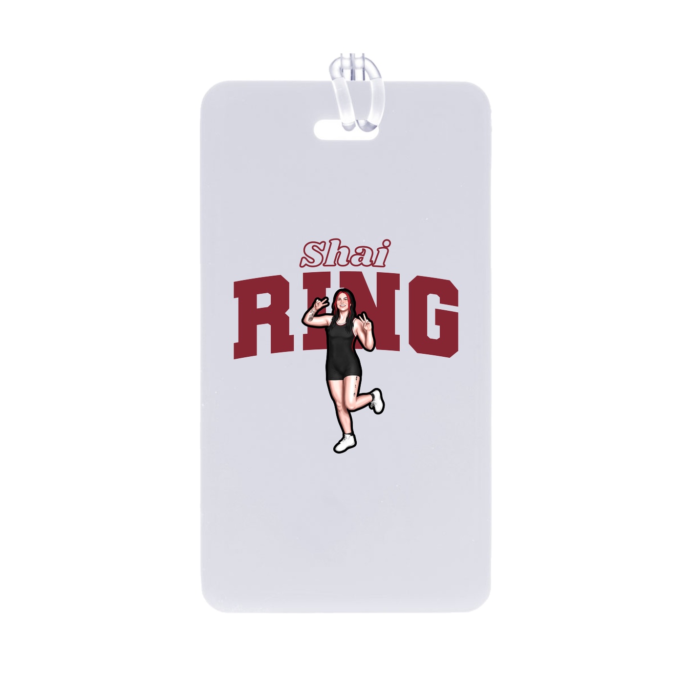 Bag Tag — Name Arch in Classic
