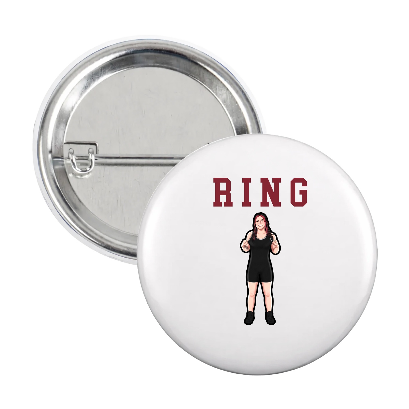 Game Day Button — Shirsey in White