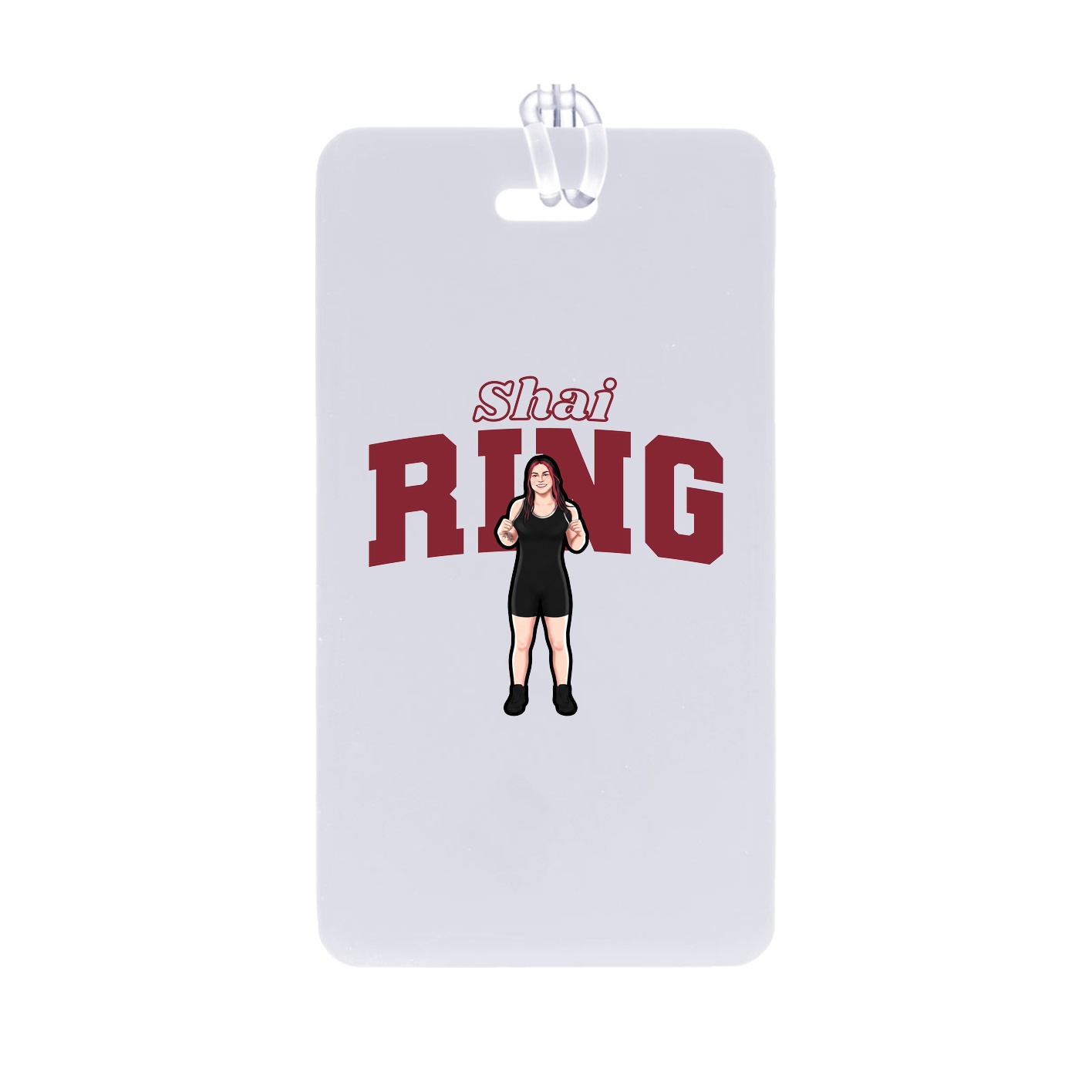Bag Tag — Name Arch in Classic