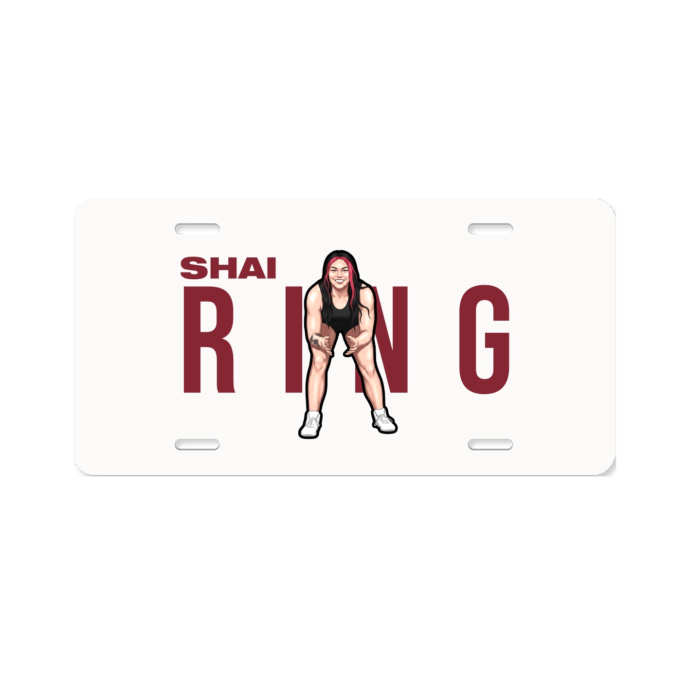 License Plate — Player Name in Classic