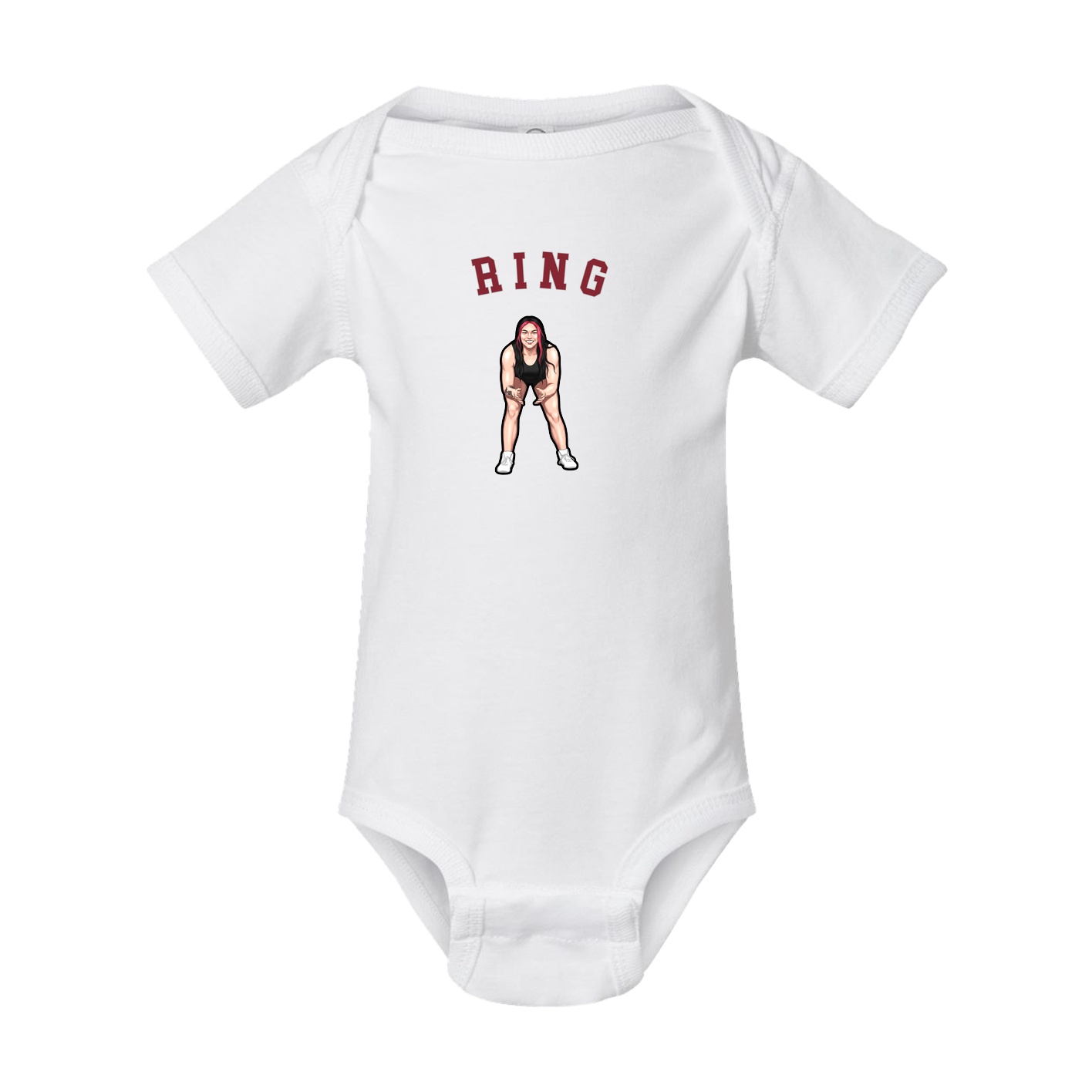 Baby Onesie — Shirsey Arch in White