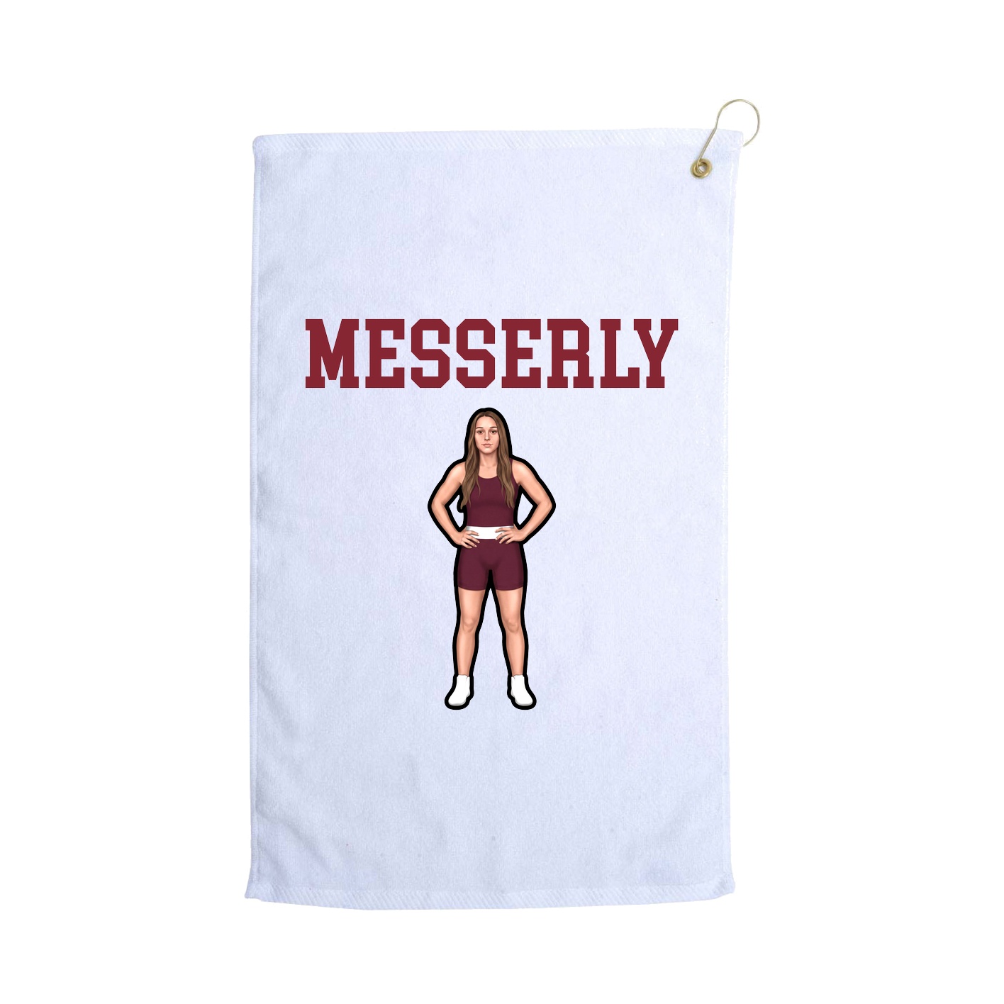 Golf Towel — Shirsey in White