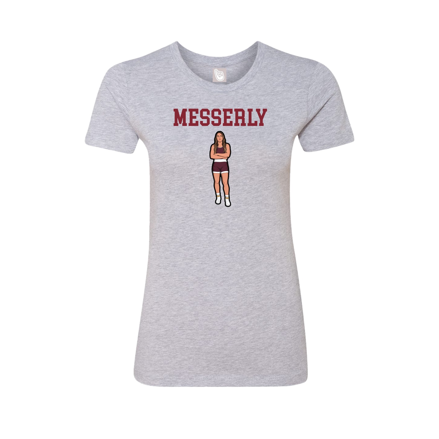Fitted Women's Tee — Shirsey in Grey