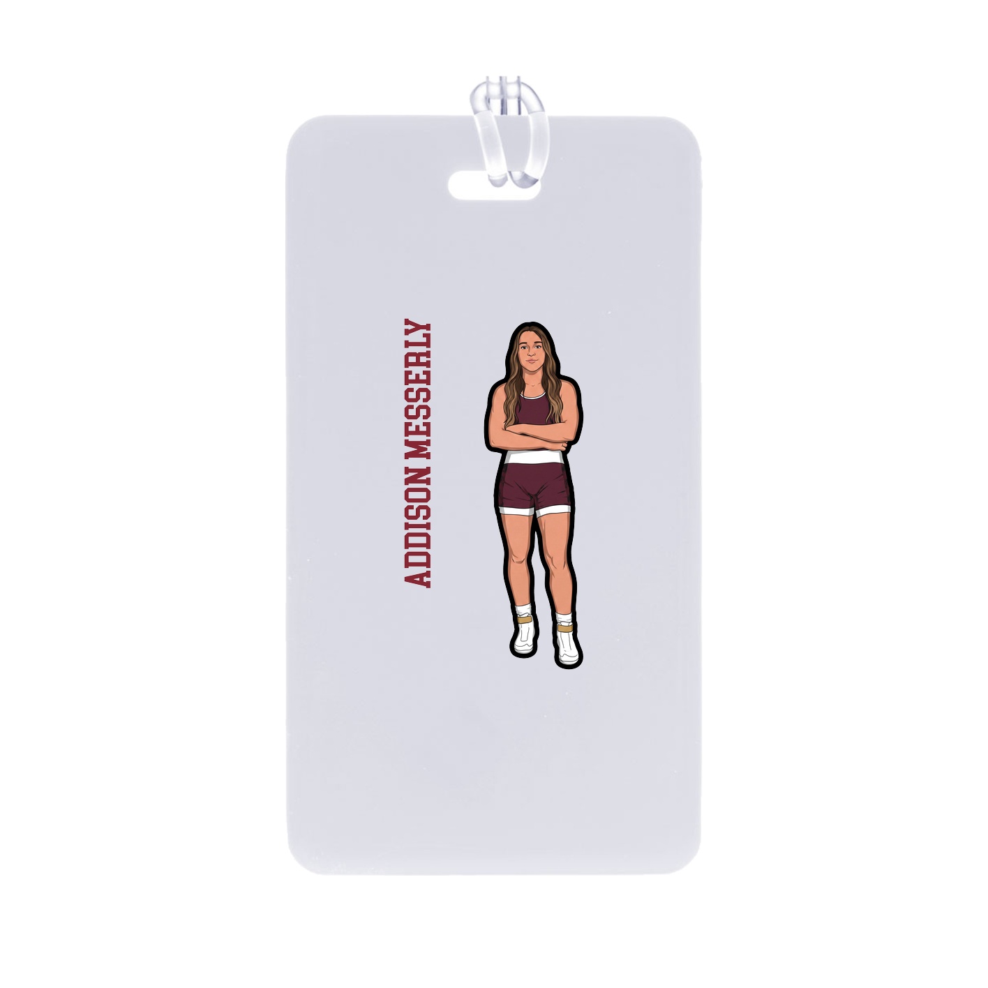 Bag Tag — Name Vertical in Classic