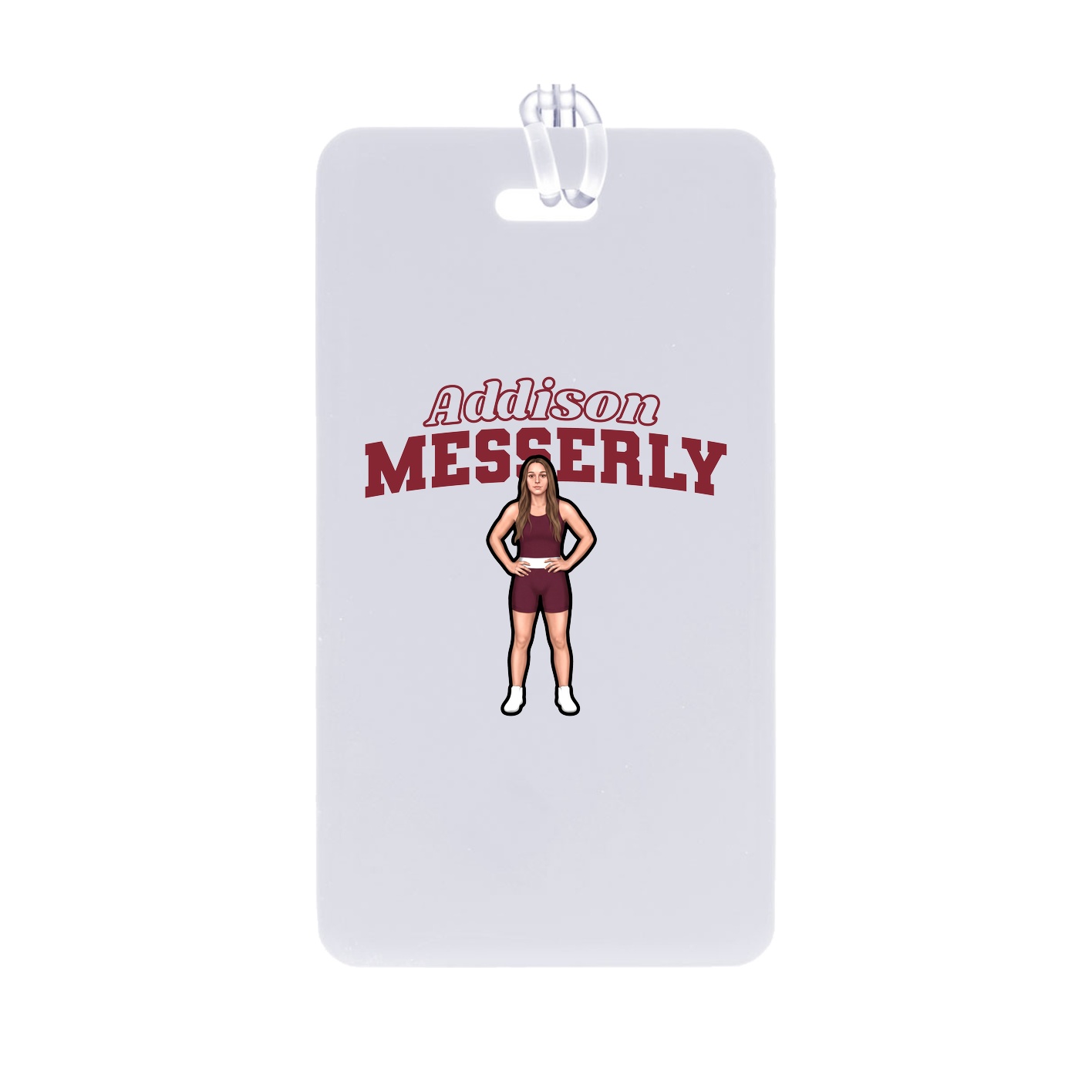 Bag Tag — Name Arch in Classic