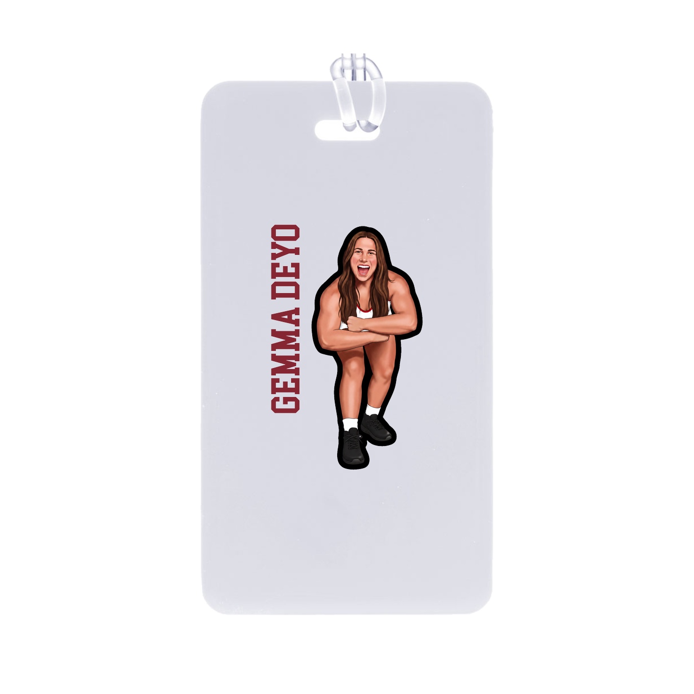 Bag Tag — Name Vertical in Classic