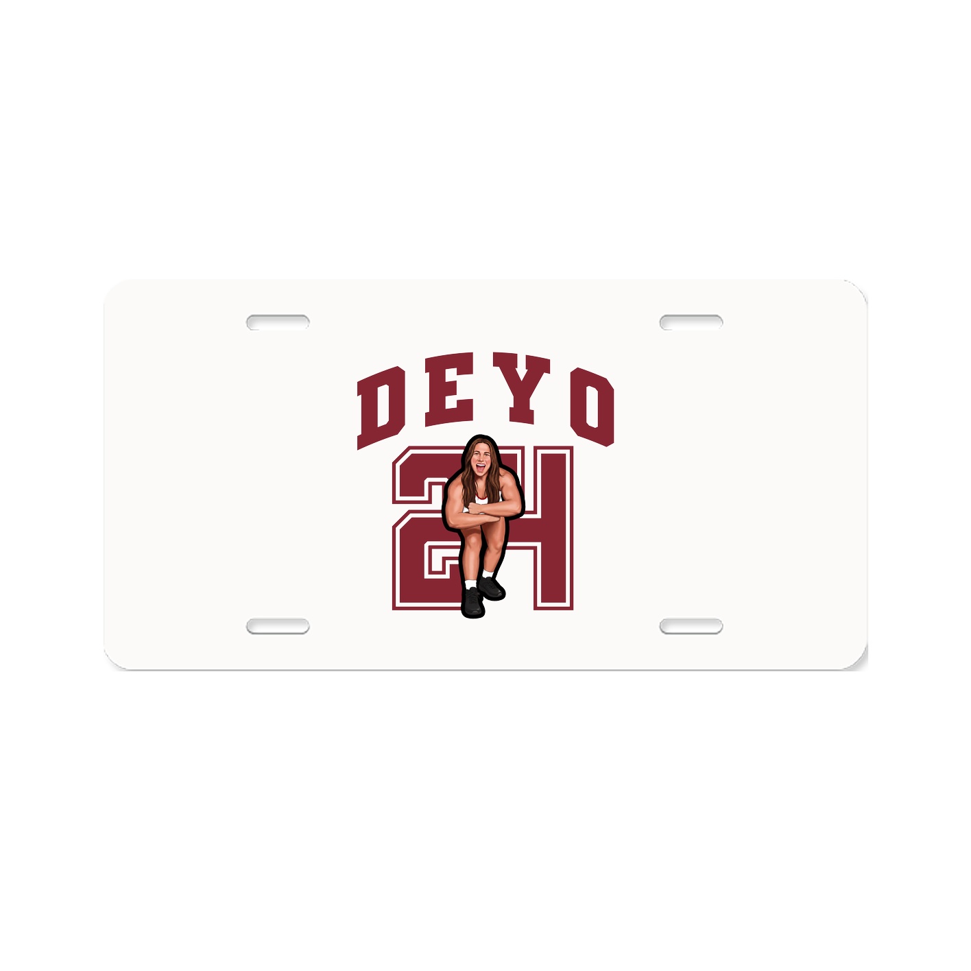 License Plate — Number in Classic