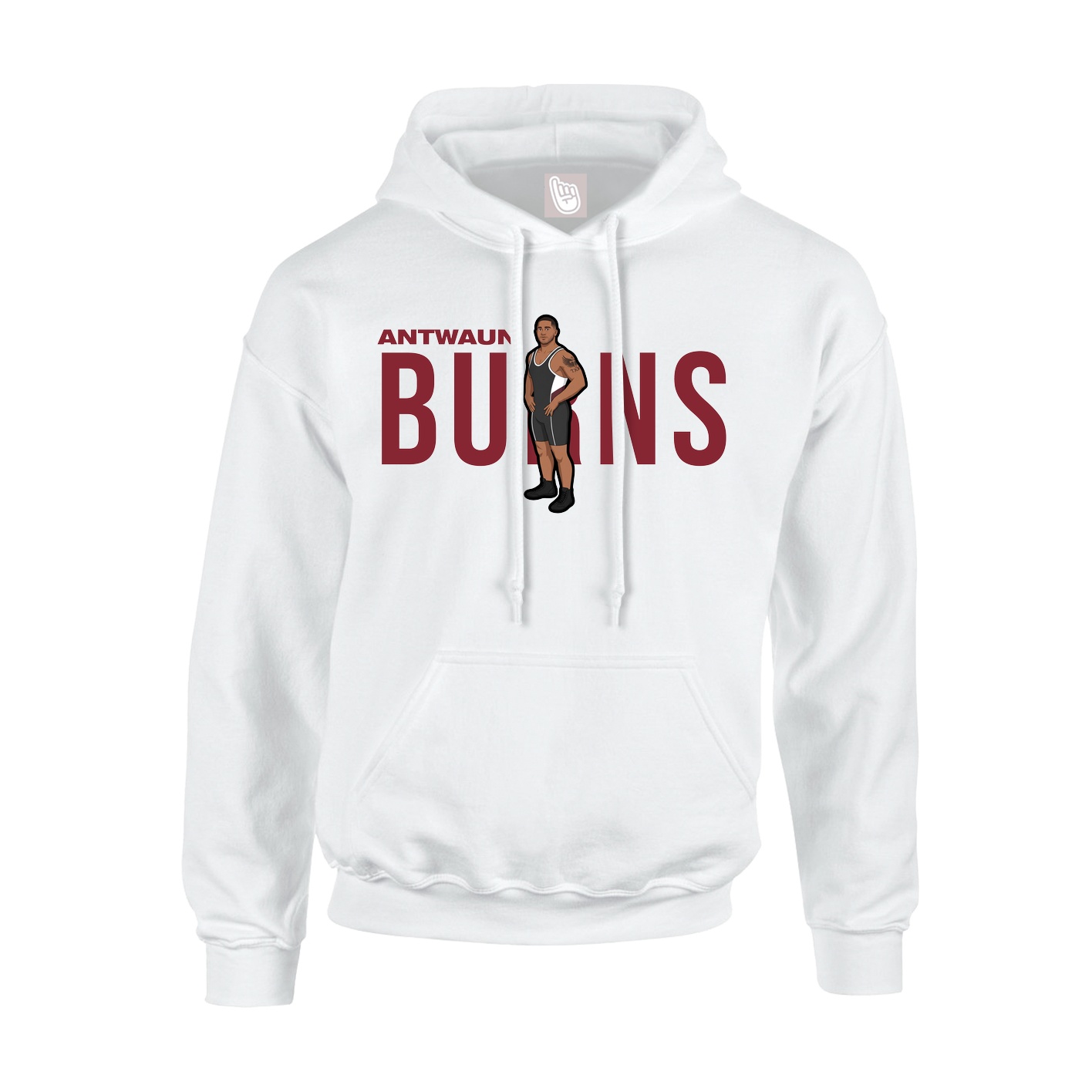 Hoodie — Player Name in White