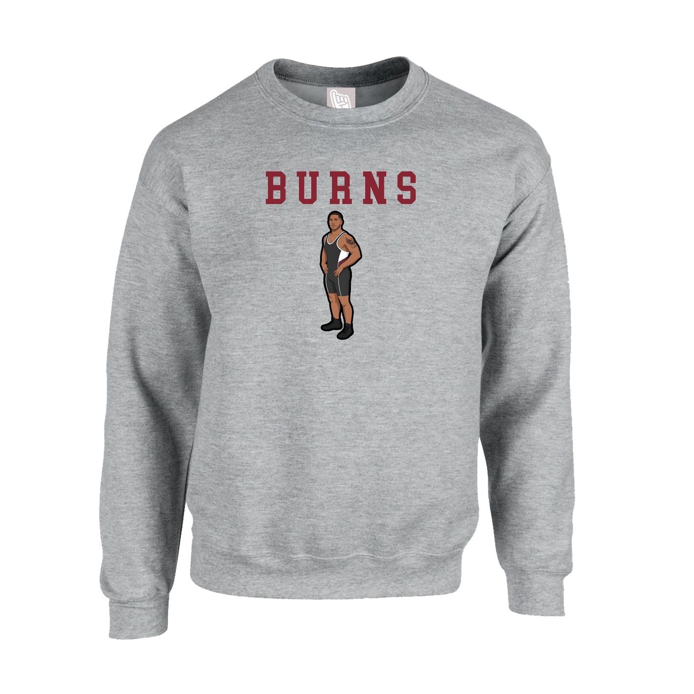 Fleece Crew — Shirsey in Grey