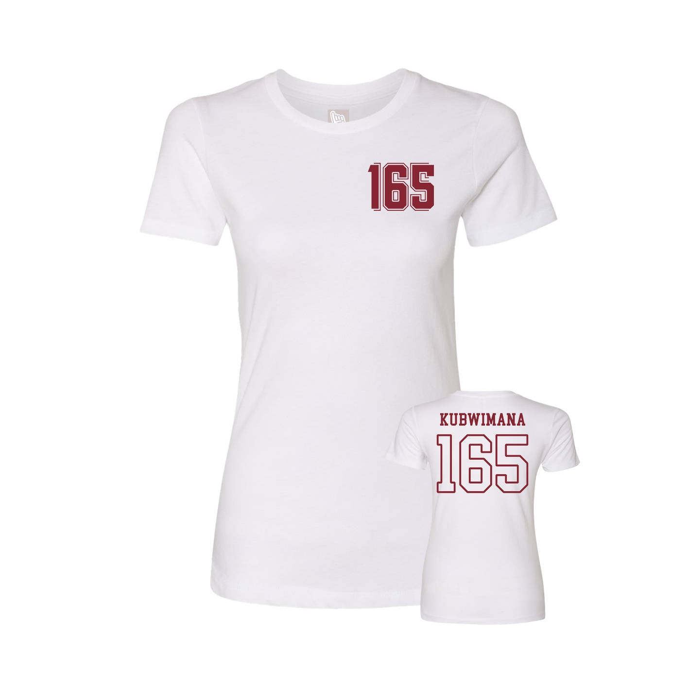 Womens Tee — Chest Back in White