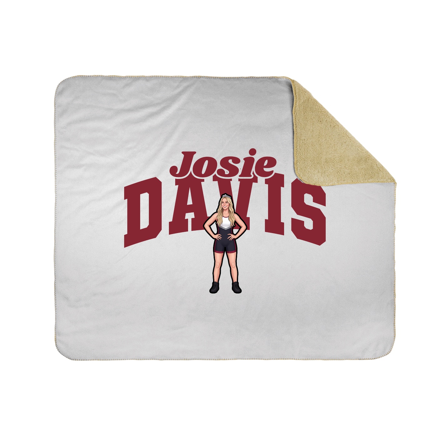 Throw Blanket — Signature Arch in White