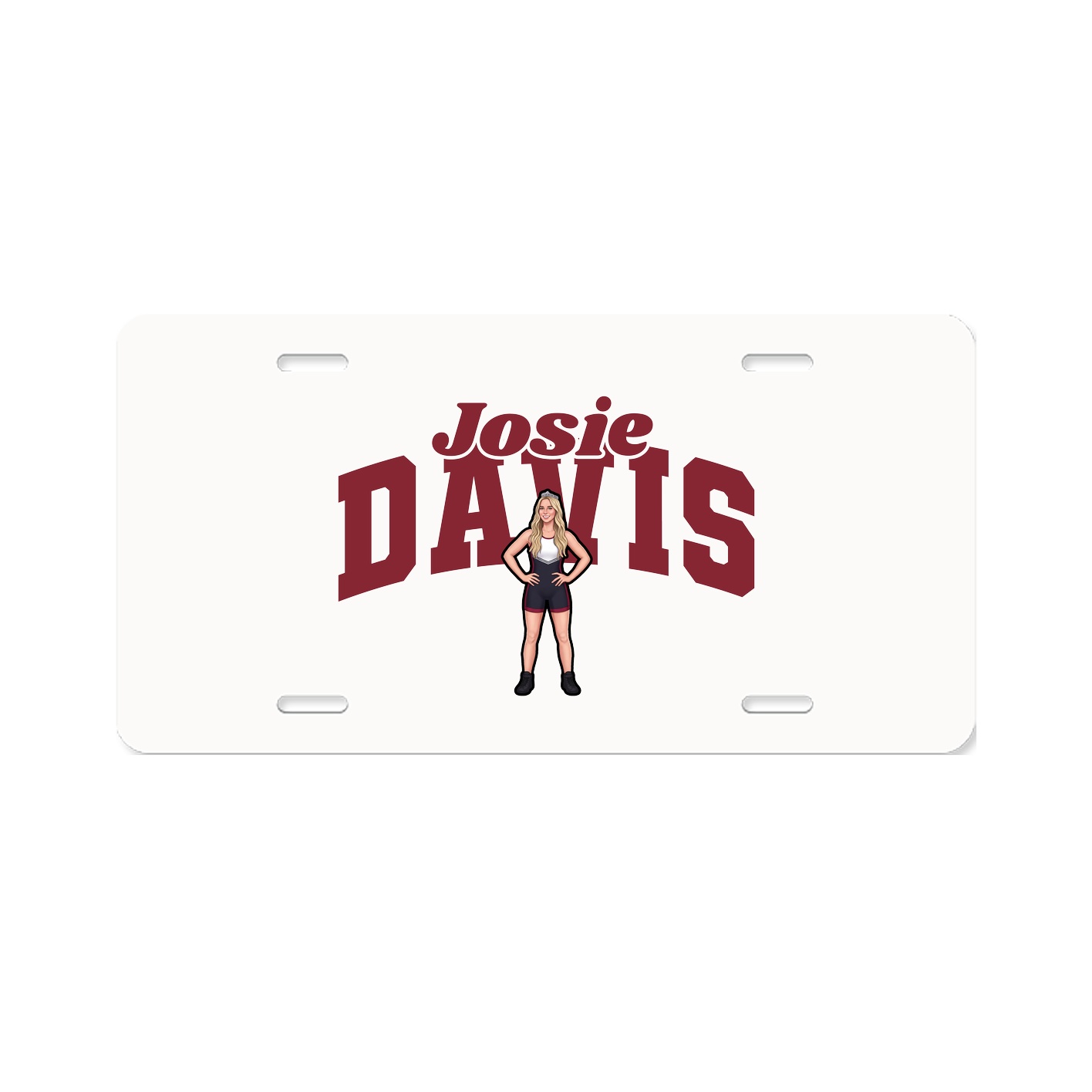 License Plate — Signature Arch in Classic