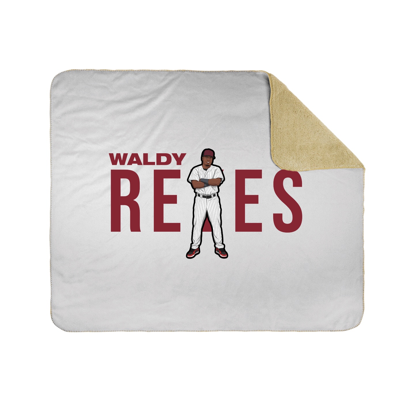 Throw Blanket — Player Name in White