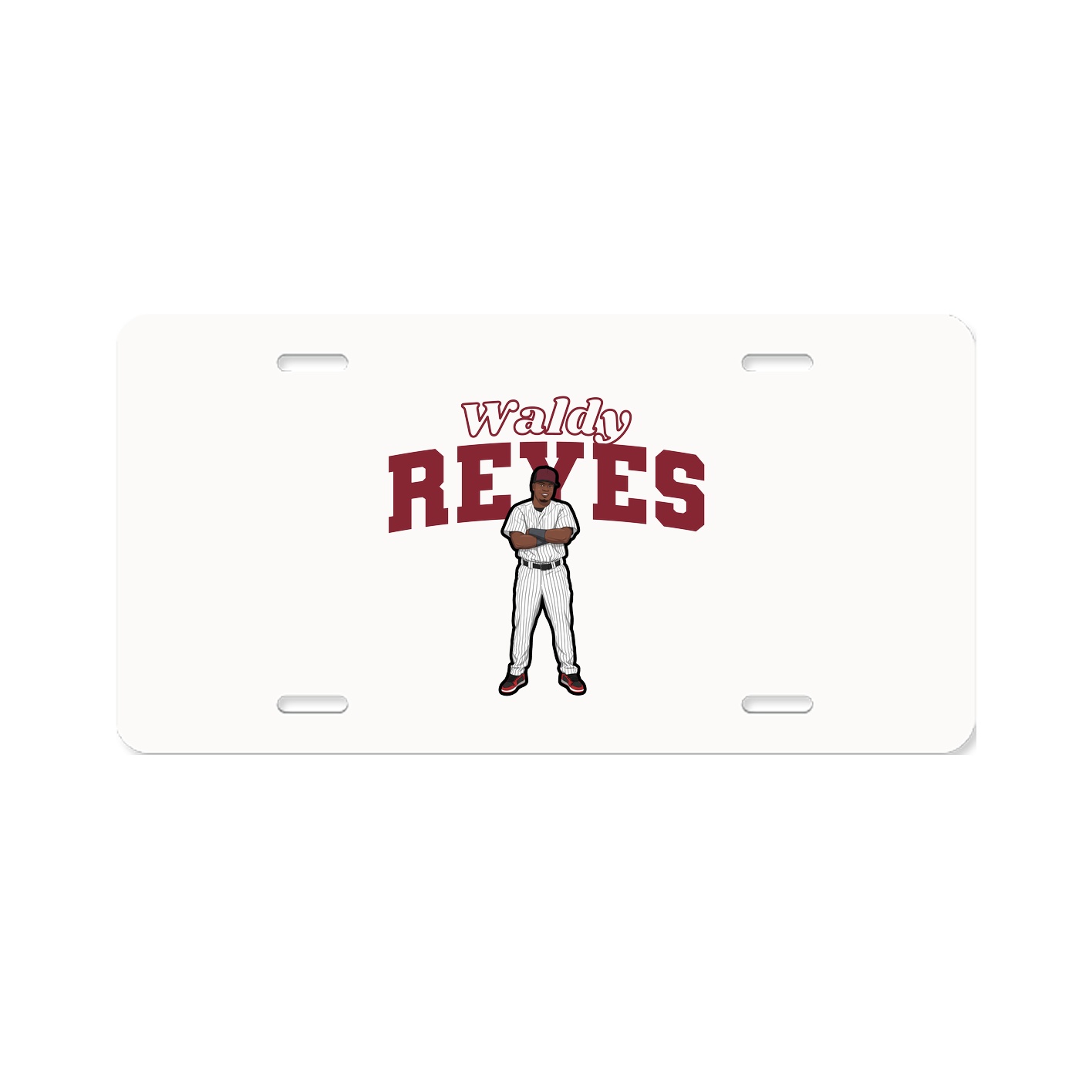 License Plate — Name Arch in Classic