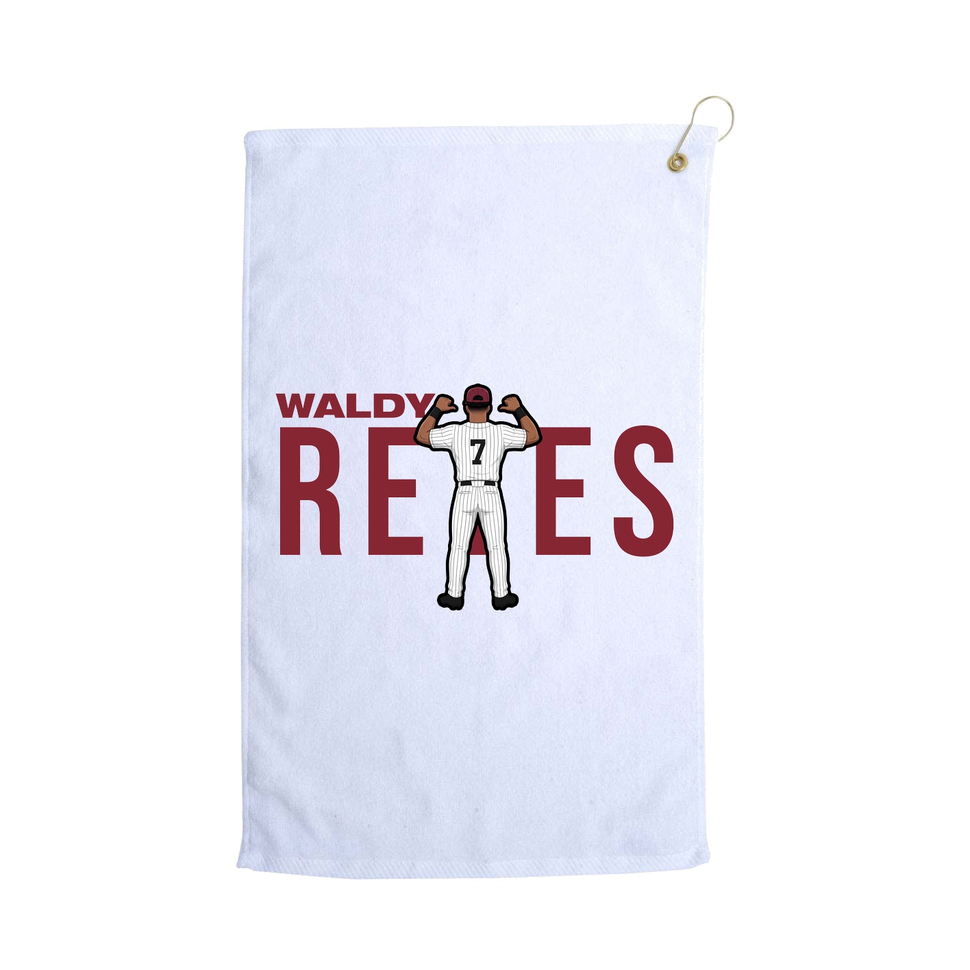 Golf Towel — Player Name in White