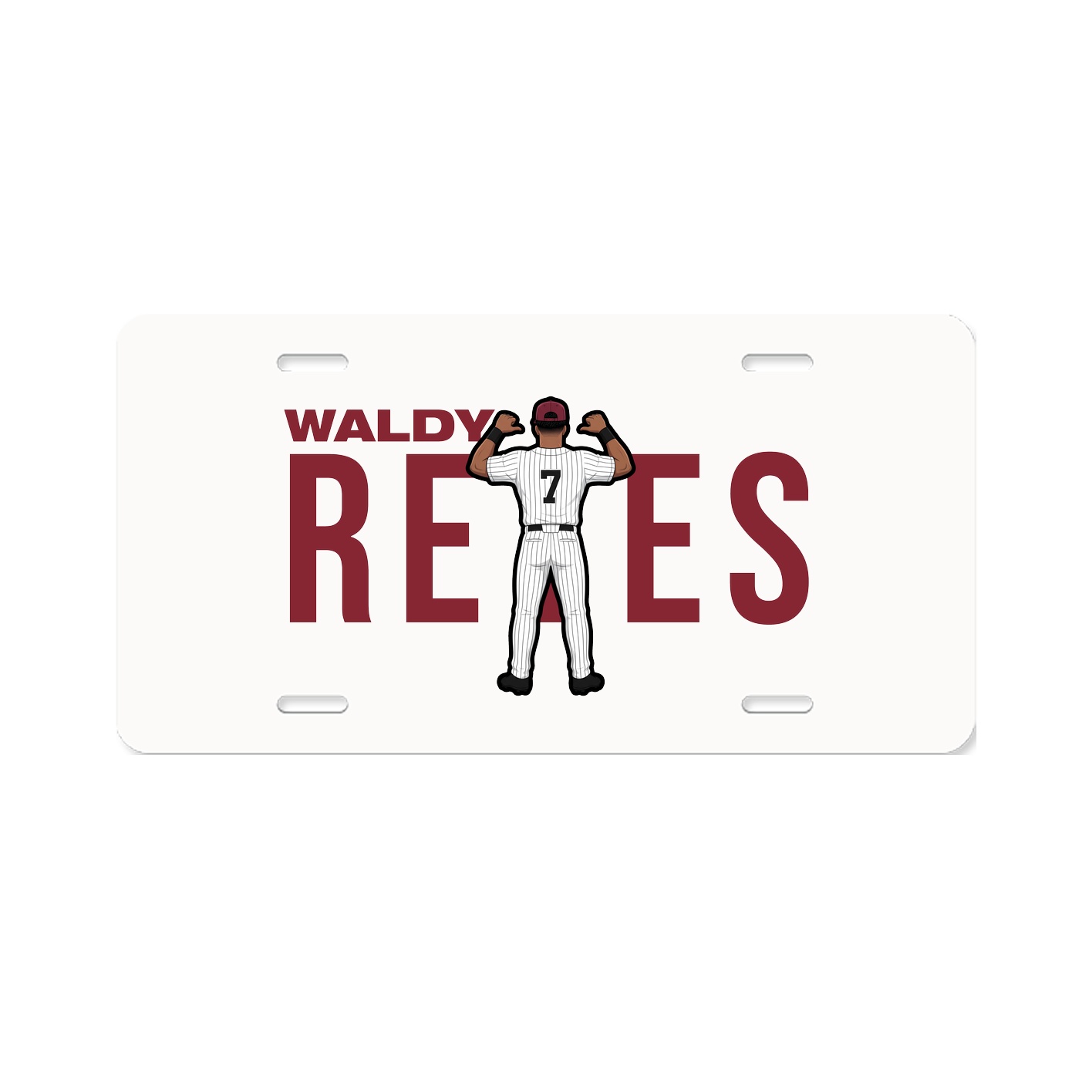 License Plate — Player Name in Classic