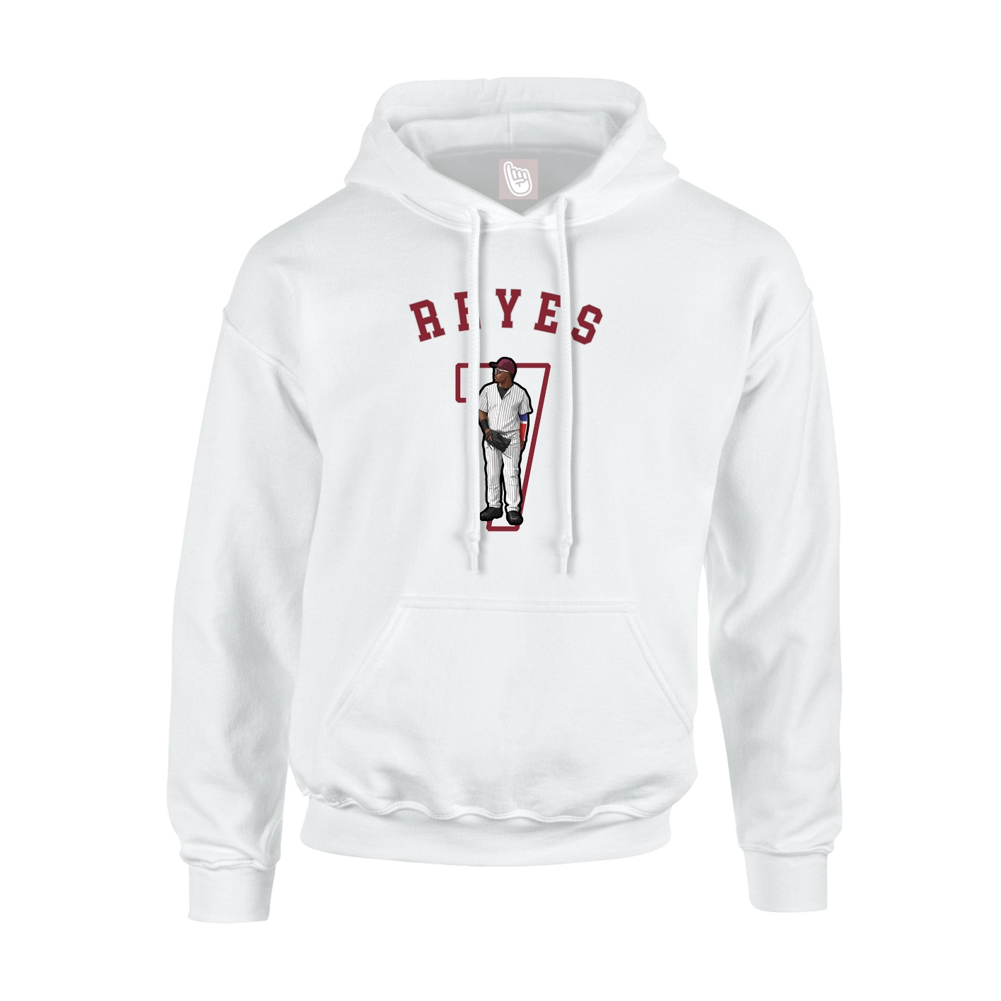Hoodie — Shirsey Arch in White