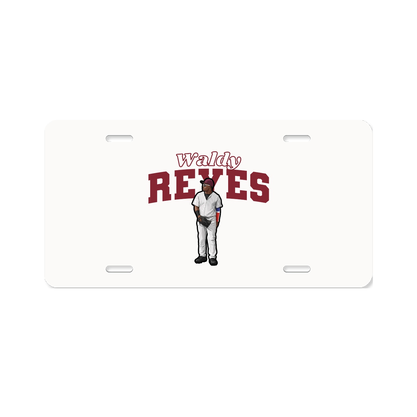 License Plate — Name Arch in Classic