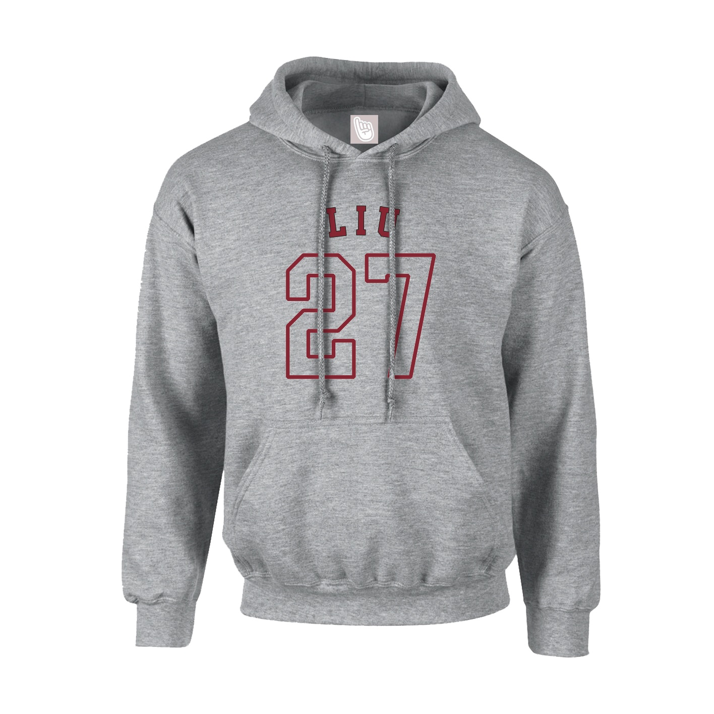 Youth Hoodie — Shirsey Arch in Grey