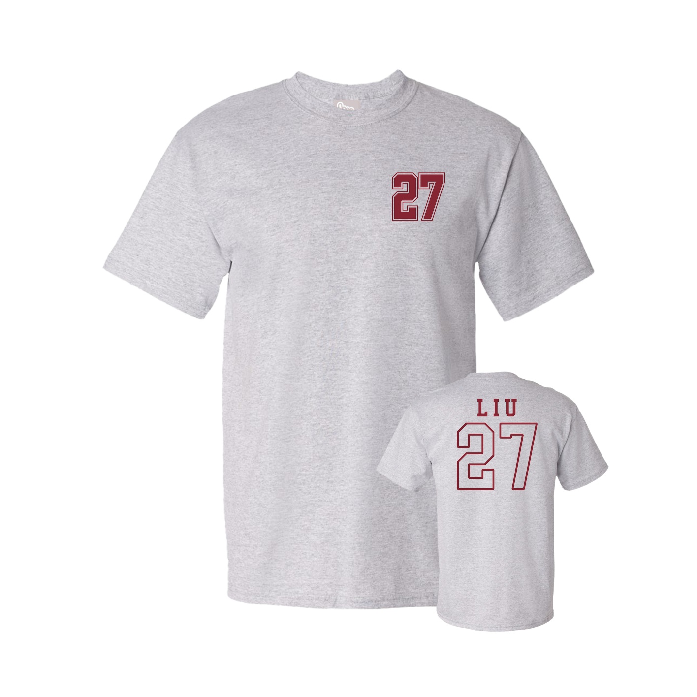 Tee — Chest Back in Grey