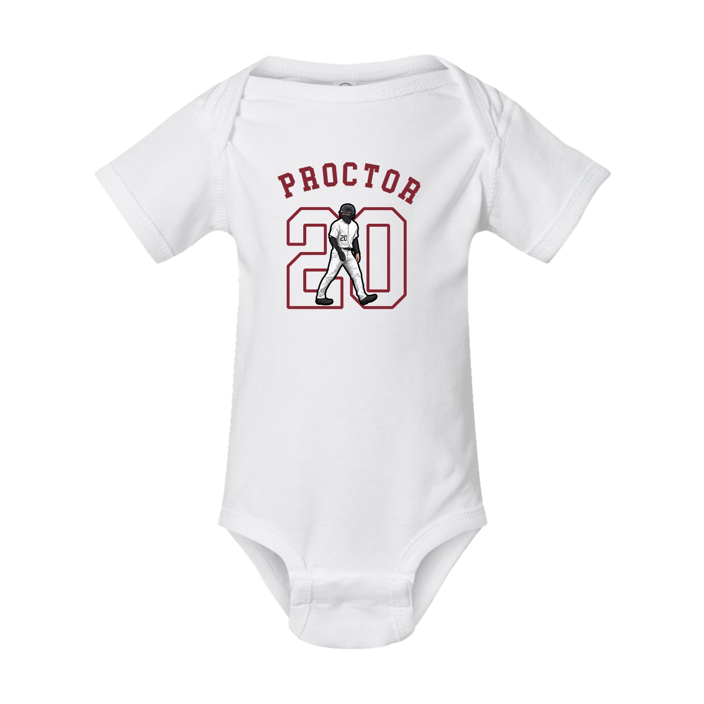 Baby Onesie — Shirsey Arch in White