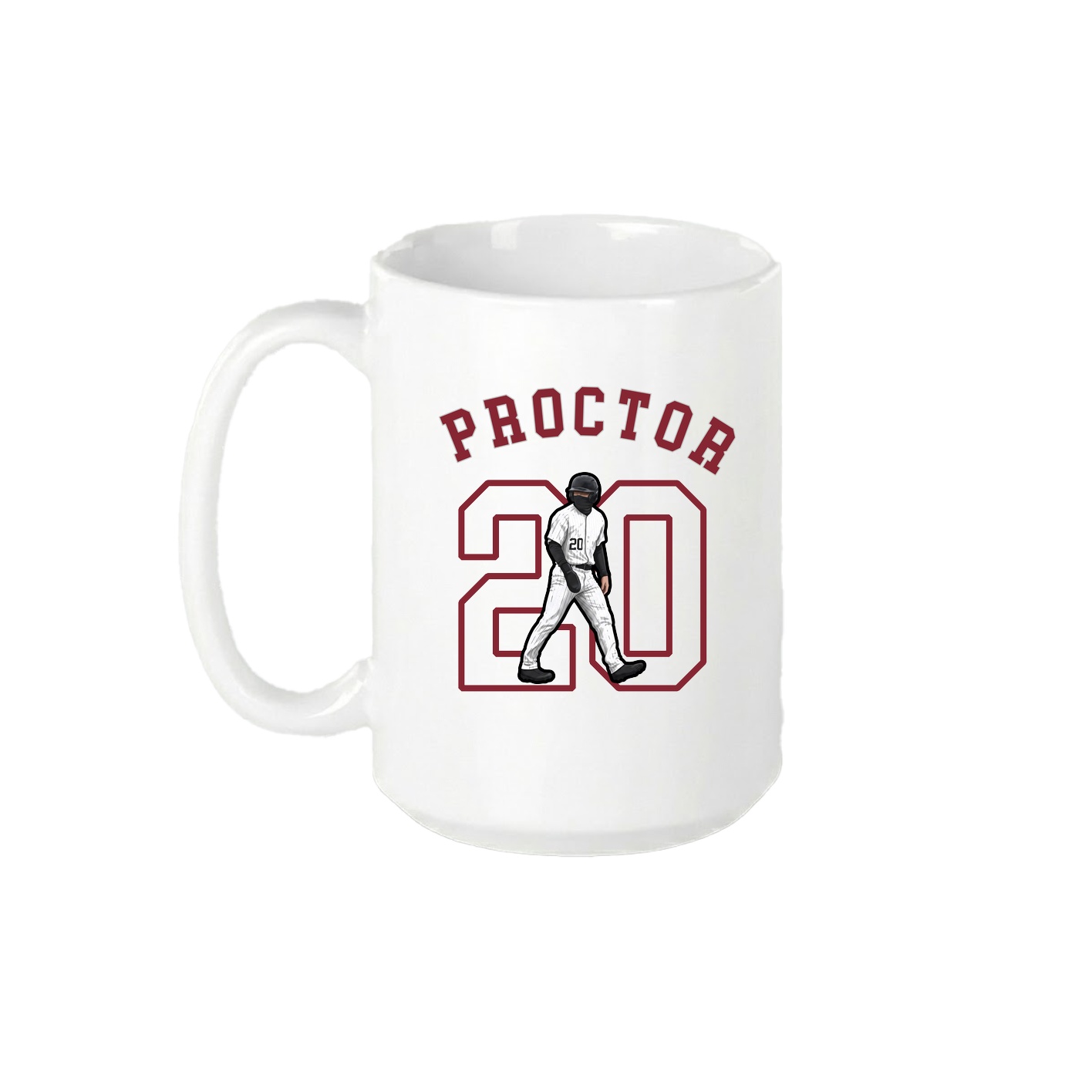 15oz Coffee Mug — Shirsey Arch in White