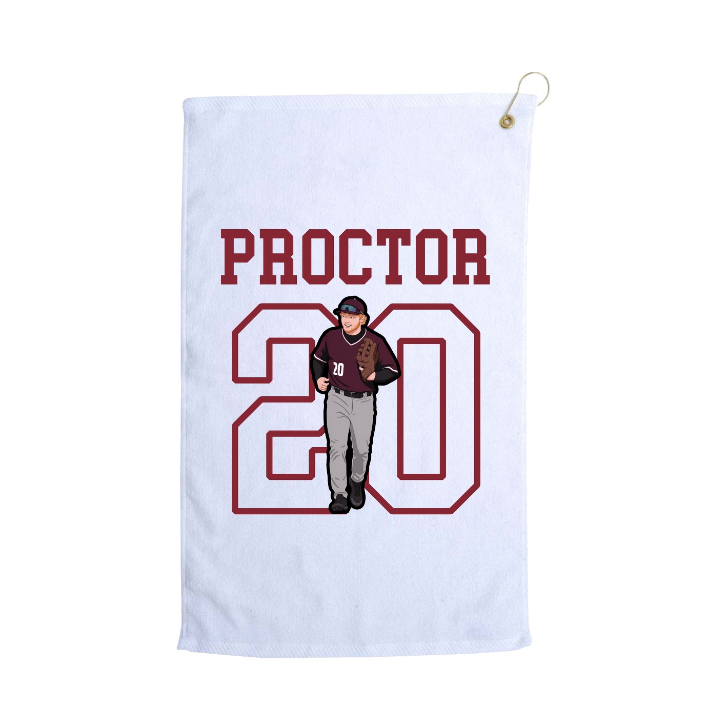 Golf Towel — Shirsey in White