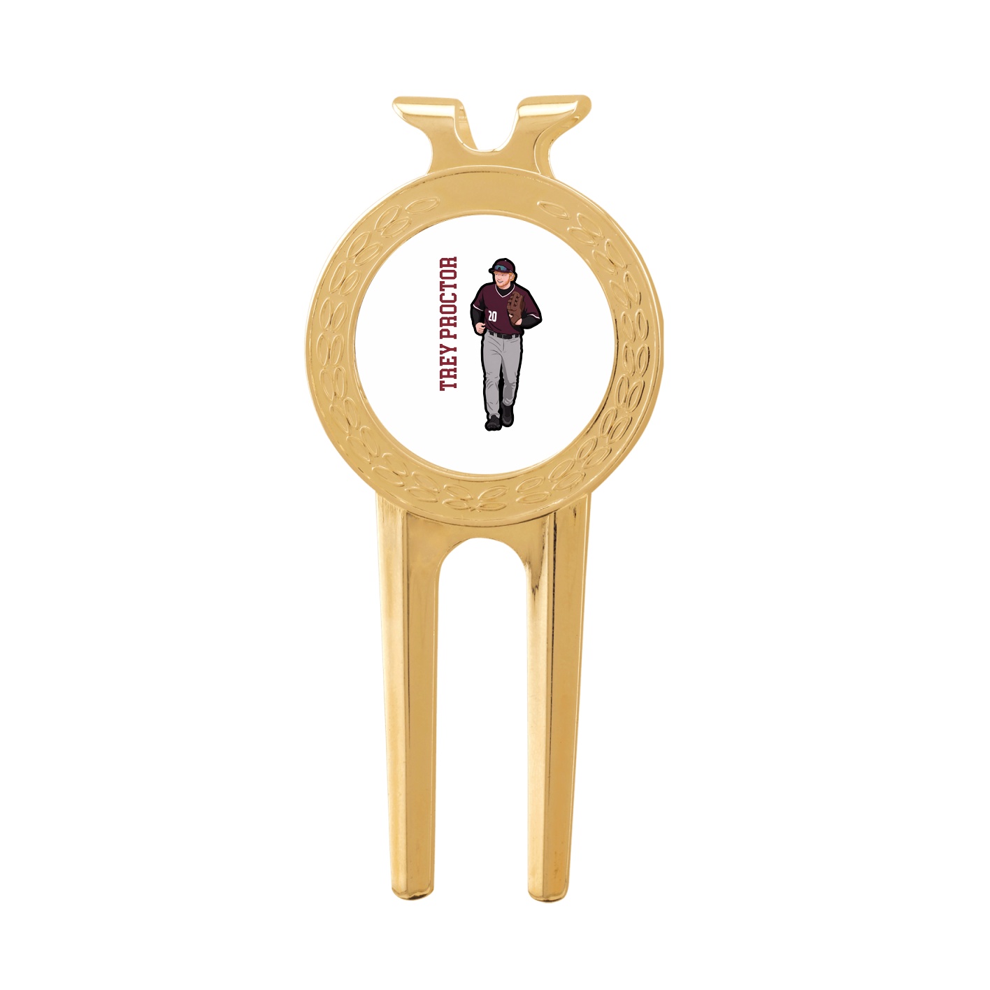 Divot Tool with Ball Marker — Name Vertical in Classic