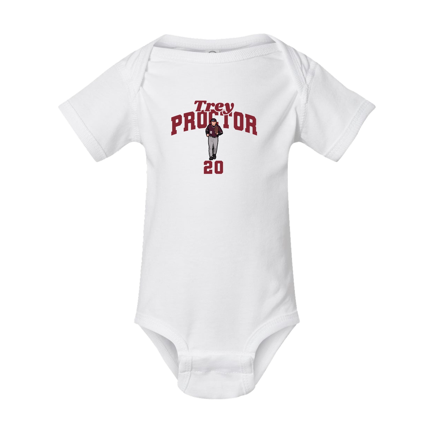 Baby Onesie — Signature Arch in White