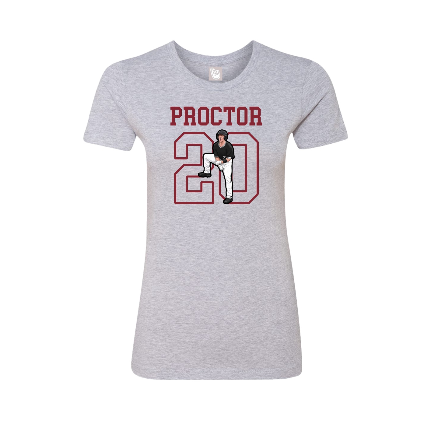 Fitted Women's Tee — Shirsey in Grey