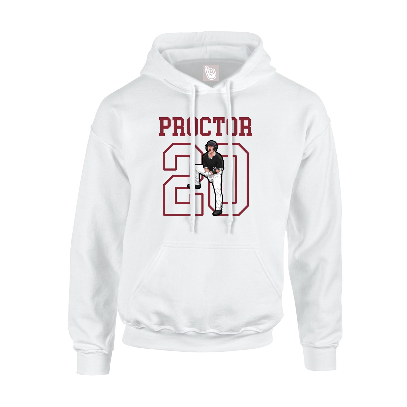 Youth Hoodie — Shirsey in White