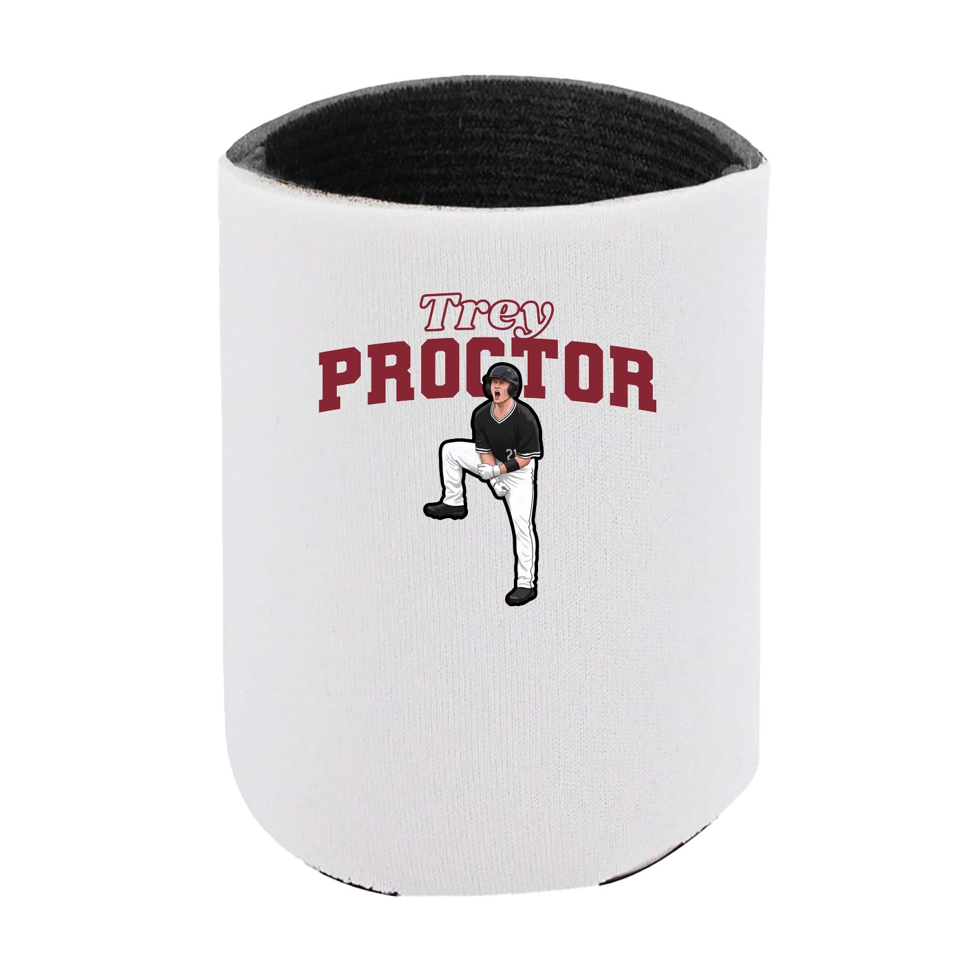 Can Holder — Name Arch in White
