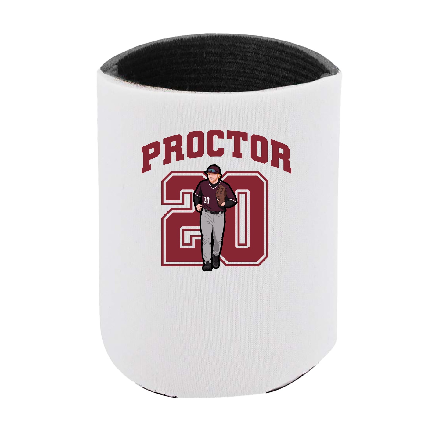 Can Holder — Number in White