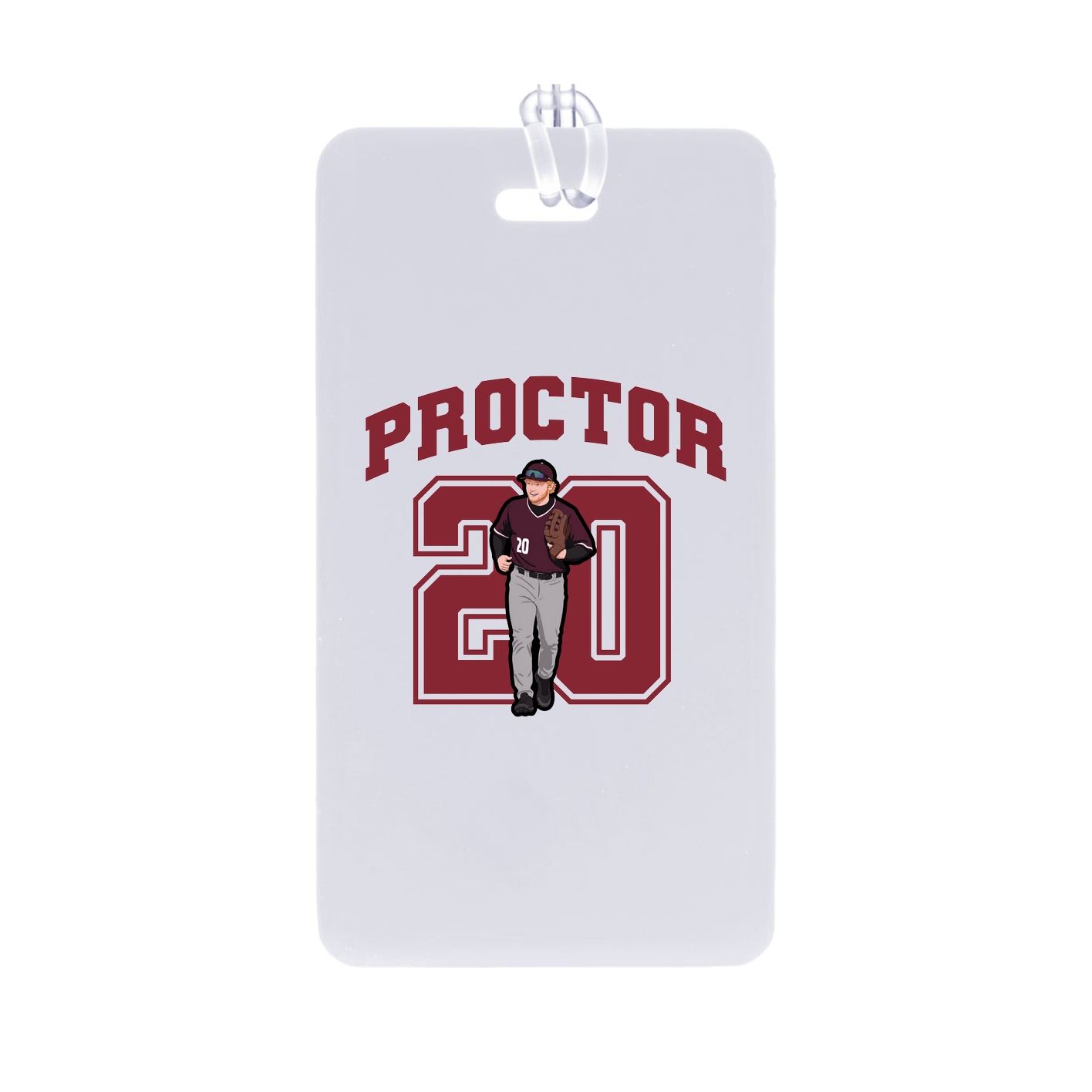 Bag Tag — Number in Classic