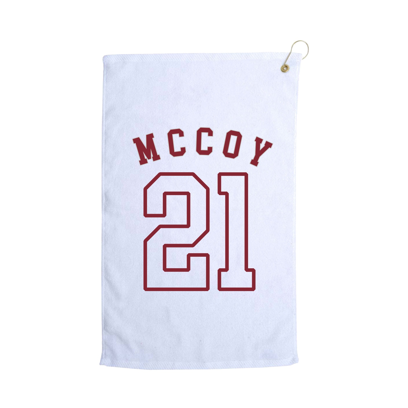 Golf Towel — Shirsey Arch in White