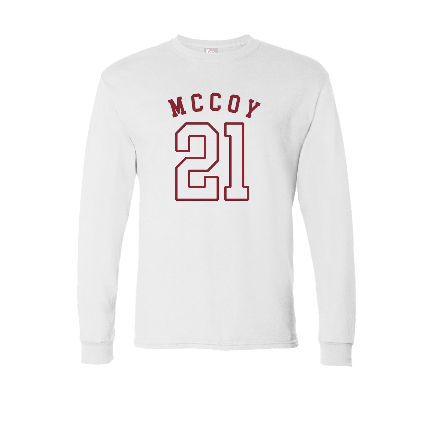 Long Sleeve Tee — Shirsey Arch in White