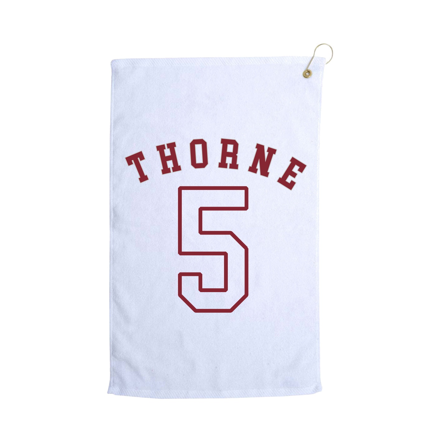 Golf Towel — Shirsey Arch in White