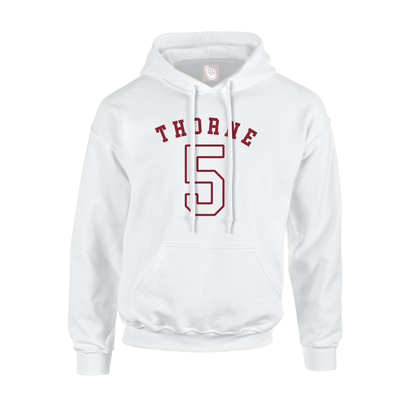 Hoodie — Shirsey Arch in White