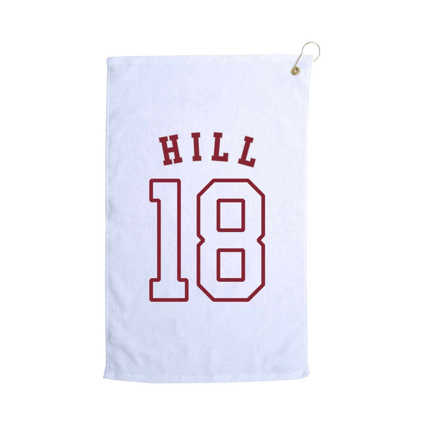 Golf Towel — Shirsey Arch in White