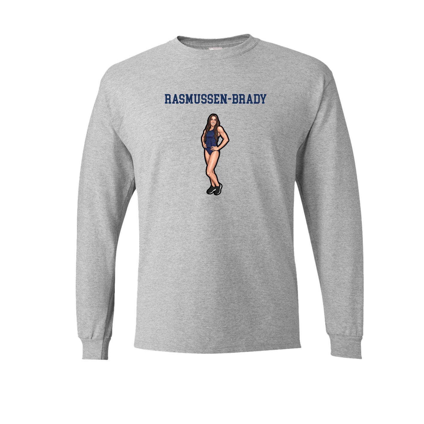 Long Sleeve Tee — Shirsey in Grey