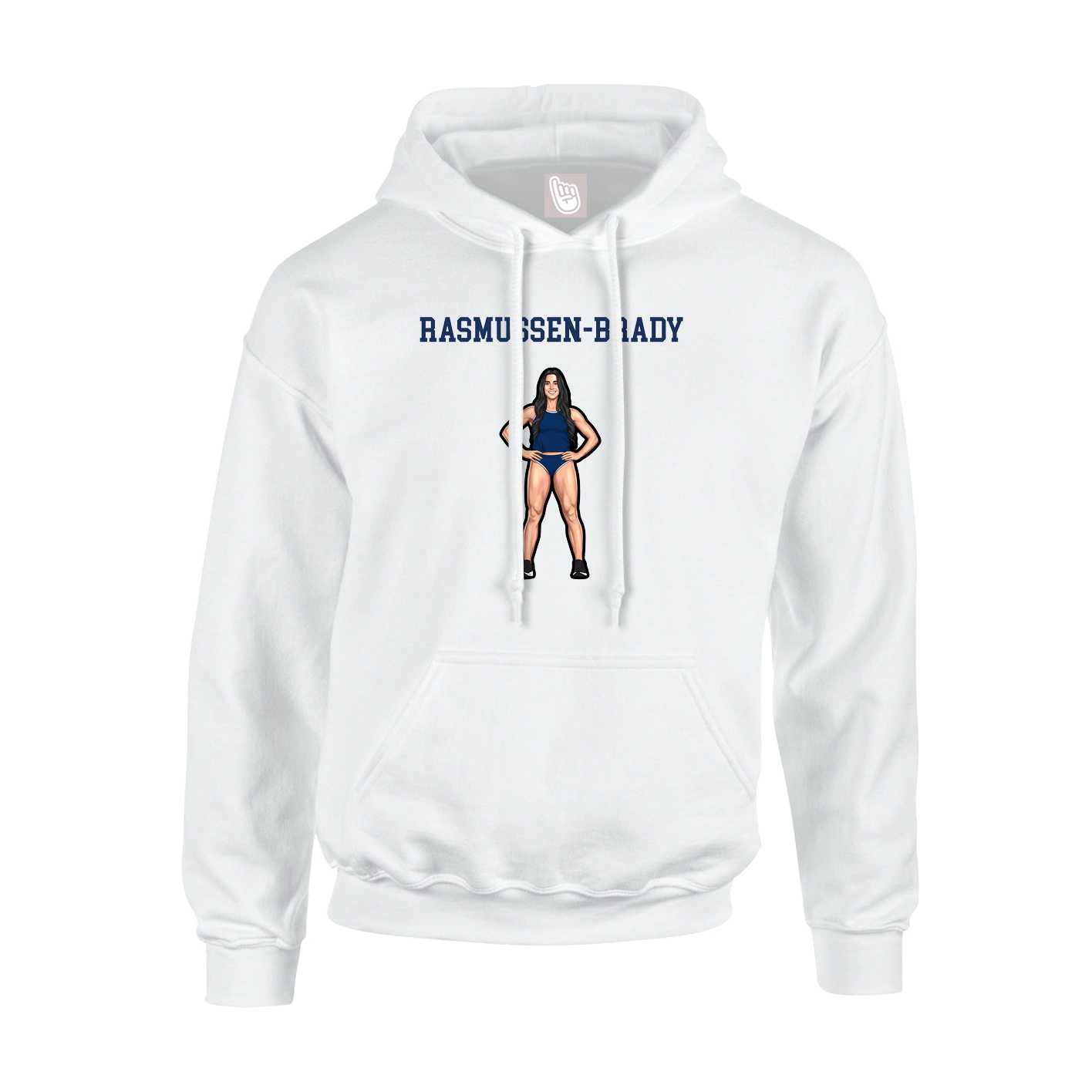 Hoodie — Shirsey in White