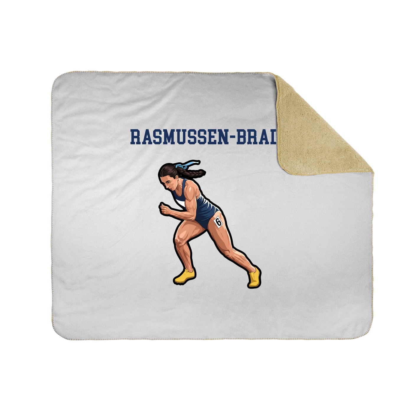 Throw Blanket — Shirsey in White
