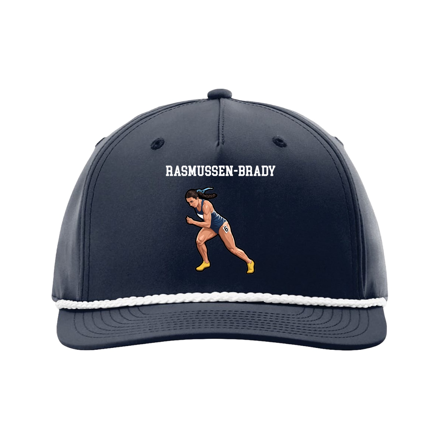 Five-Panel Classic Rope Cap — Shirsey in Navy